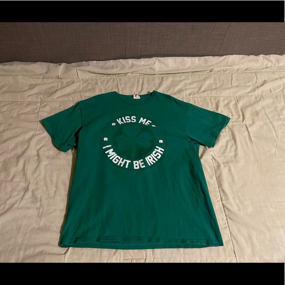 Large T-shirt - Kiss me I might be Irish - St Patrick’s Day